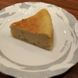 栗のベイクドチーズケーキ